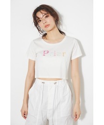 rienda | PrierクロップTシャツ(Tシャツ/カットソー)