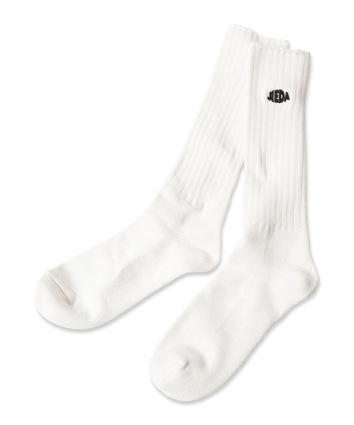 Jieda(ジエダ)の「LOOSE FIT SOCKS(ソックス/靴下・メンズ・ホワイト/ブラック・ONESIZE)」の2枚目の写真
