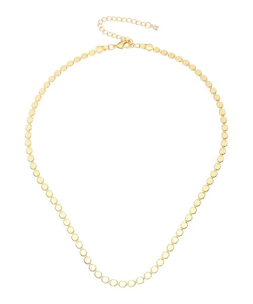 Te chichi（テチチ）の「フラットボールチェーンネックレス（ネックレス・レディース・ゴールド・ﾌﾘ-）」の3枚目の写真