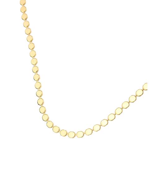 Te chichi（テチチ）の「フラットボールチェーンネックレス（ネックレス・レディース・ゴールド・ﾌﾘ-）」の4枚目の写真