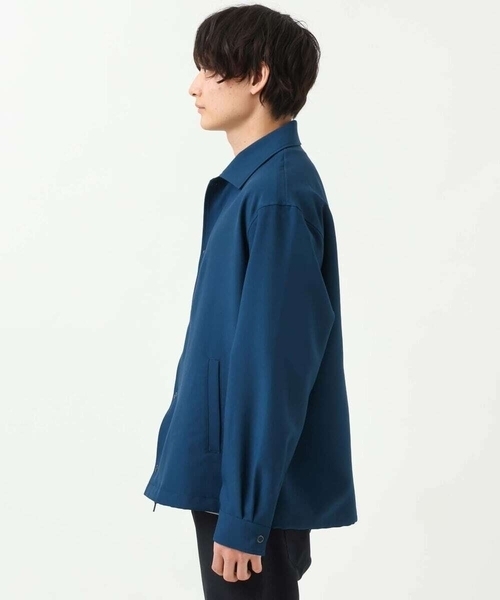 a.v.v（アーヴェヴェ）の「【洗濯機で洗える/防シワ】リライト コーチジャケット（ブルゾン・メンズ・カーキ/ブルー・46/50/48）」の16枚目の写真