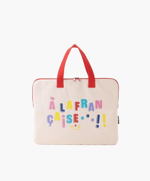 To b. by agnes b.(トゥービーバイアニエスベー)の「WR56 SAC アラフランセーズモバイルバッグ(バックパック/リュック・レディース・ホワイト系その他・FREE)」の9枚目の写真
