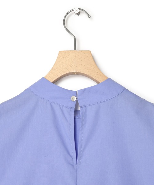 Alley by w closet（アリーバイダブルクローゼット）の「【Alley】ドロストノースリーブミニワンピース（ワンピース・レディース・オフホワイト/ブルー・FREE）」の5枚目の写真