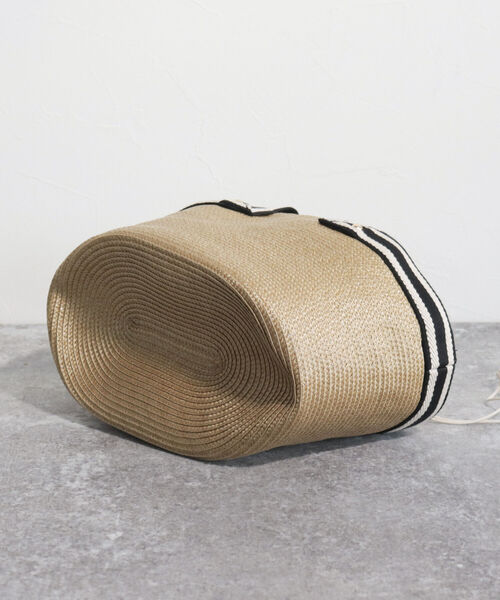 fredy emue（フレディエミュ）の「テープハンドルPPブレードバッグ（トートバッグ・レディース・ブラック/ベージュ・FREE）」の13枚目の写真