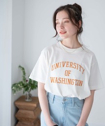 WEGO | WEGO/【United Athle】クルーネックプリントTシャツ【WEB限定】(Tシャツ/カットソー)