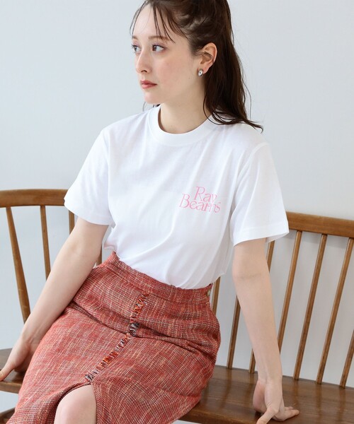 Ray BEAMS（レイビームス）の「Ray BEAMS / ロゴ ハーフスリーブ Tシャツ（Tシャツ/カットソー・レディース・ホワイト系/ブラック系/ブルー系/ピンク系・ONE SIZE）」の15枚目の写真