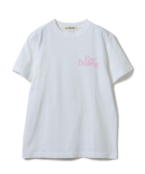 Ray BEAMS（レイビームス）の「Ray BEAMS / ロゴ ハーフスリーブ Tシャツ（Tシャツ/カットソー・レディース・ホワイト系/ブラック系/ブルー系/ピンク系・ONE SIZE）」の10枚目の写真