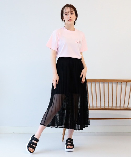 Ray BEAMS（レイビームス）の「Ray BEAMS / ロゴ ハーフスリーブ Tシャツ（Tシャツ/カットソー・レディース・ホワイト系/ブラック系/ブルー系/ピンク系・ONE SIZE）」の20枚目の写真