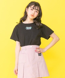 JENNI belle（ジェニィベル）の「【WEB限定】防蚊ショート丈ロゴTシャツ（Tシャツ/カットソー・キッズ）」