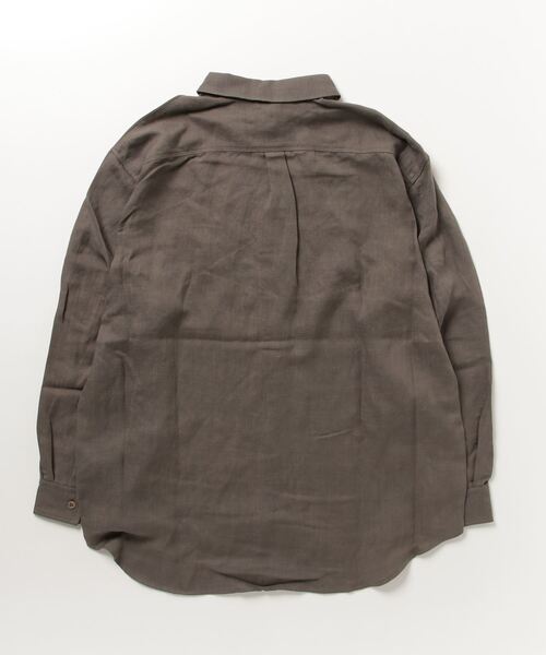 AMERICAN RAG CIE(アメリカンラグシー)の「リネンブレンドリラックスシャツ(シャツ/ブラウス・メンズ・ブラック/ホワイト/アッシュグレー・M/L)」の19枚目の写真