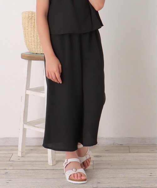 ikka（イッカ）の「ジョーゼットラップオールインワン（120~160cm）（つなぎ/オールインワン・キッズ・ブラック・150/130/120/140/160）」の16枚目の写真