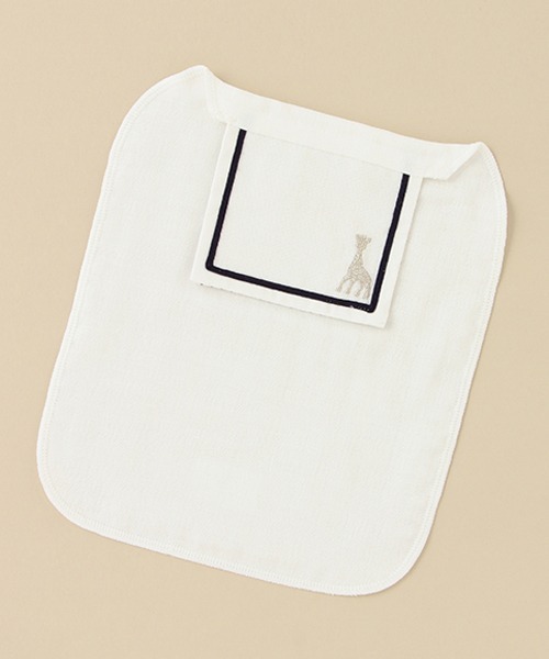 Sophie la girafe（ソフィーラジラフ）の「セーラー汗取りパッド【日本製】（その他ベビー用品・キッズ・オフホワイト/ネイビー・FREE）」の2枚目の写真