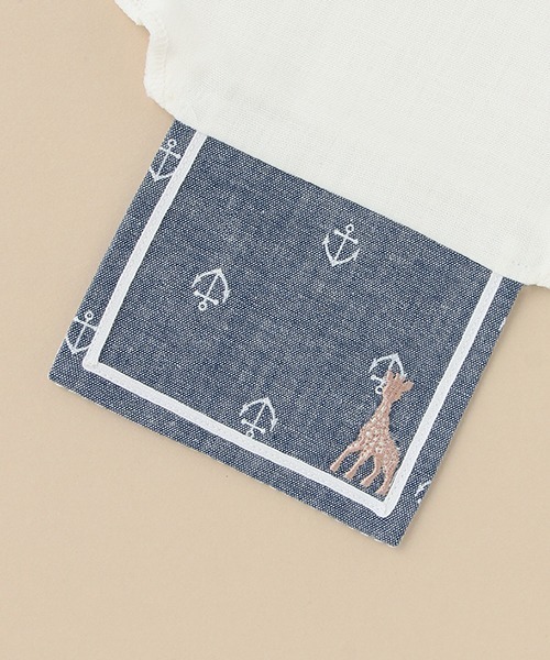 Sophie la girafe（ソフィーラジラフ）の「セーラー汗取りパッド【日本製】（その他ベビー用品・キッズ・オフホワイト/ネイビー・FREE）」の10枚目の写真
