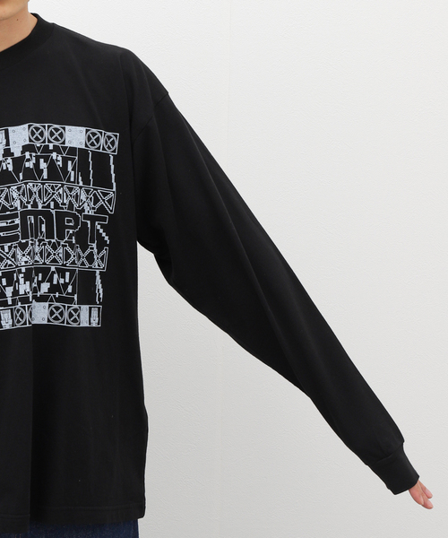 C.E（シーイー）の「【C.E / シーイー】ALIGNING BIG LONG SLEEVE T（Tシャツ/カットソー・メンズ・ブラック・LARGE/MEDIUM/X-LARGE）」の8枚目の写真