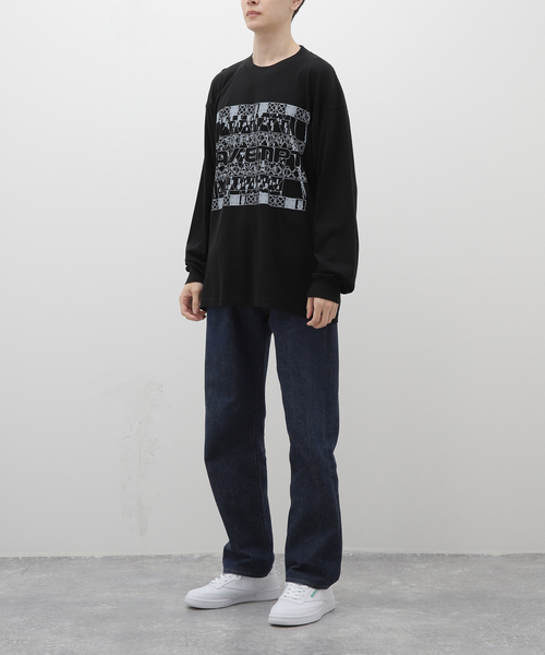 C.E（シーイー）の「【C.E / シーイー】ALIGNING BIG LONG SLEEVE T（Tシャツ/カットソー・メンズ・ブラック・LARGE/MEDIUM/X-LARGE）」の18枚目の写真