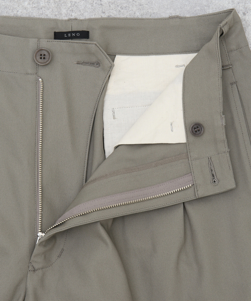LENO / リノ】2TUCK SHORT TROUSERS（ショート・ハーフパンツ