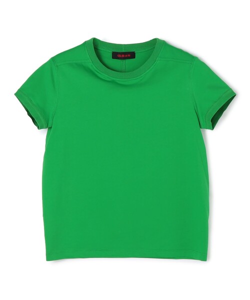 caban(キャバン)の「コットン リブコンビクルーネックプルオーバー(Tシャツ/カットソー・レディース・ベージュ/グリーン/ダークブラウン/イエロー/ピンク/ダークパープル/ライトブルー/カーキ/ネイビー/ライトイエロー・M/S)」の4枚目の写真