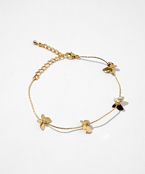 flower（フラワー）の「パピヨンブレスレット（ブレスレット・レディース・ゴールド・FREE）」の3枚目の写真