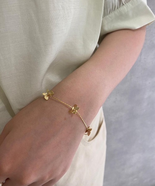 flower（フラワー）の「パピヨンブレスレット（ブレスレット・レディース・ゴールド・FREE）」の9枚目の写真