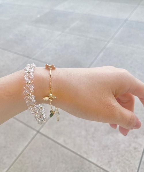 flower（フラワー）の「パピヨンブレスレット（ブレスレット・レディース・ゴールド・FREE）」の10枚目の写真