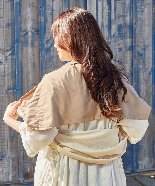 チャイハネ（チャイハネ）の「【チャイハネ】クールWAYスヌード（ネックウォーマー/スヌード・レディース・ナチュラル/ターコイズブルー/マスタード/ブラック・FREE）」の21枚目の写真