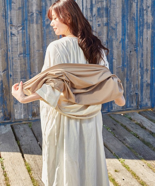 チャイハネ（チャイハネ）の「【チャイハネ】クールWAYスヌード（ネックウォーマー/スヌード・レディース・ナチュラル/ターコイズブルー/マスタード/ブラック・FREE）」の22枚目の写真