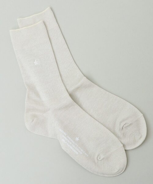 CONVERSE TOKYO（コンバーストウキョウ）の「STAR ★ GLITTER SOX（ソックス/靴下・レディース・オレンジ/ブラック/サックスブルー/ホワイト/ブルー/グレー・1）」の2枚目の写真