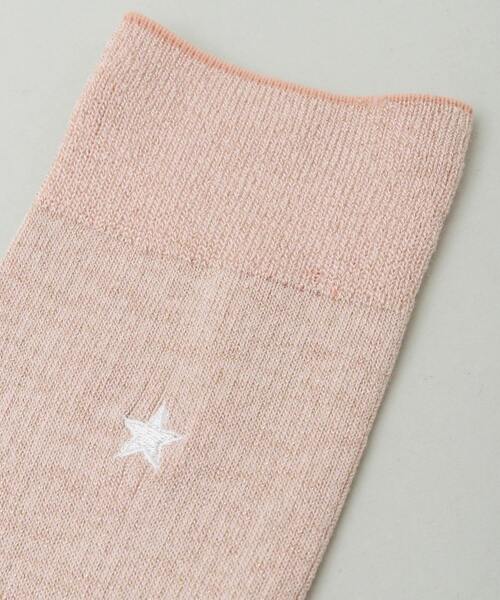 CONVERSE TOKYO（コンバーストウキョウ）の「STAR ★ GLITTER SOX（ソックス/靴下・レディース・オレンジ/ブラック/サックスブルー/ホワイト/ブルー/グレー・1）」の10枚目の写真