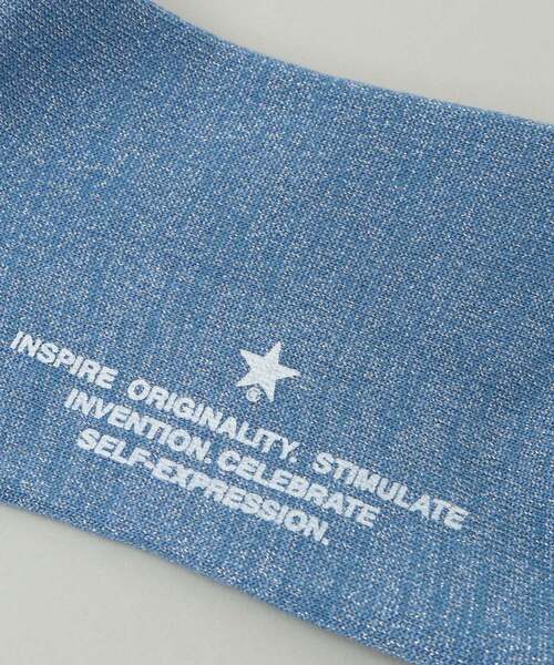 CONVERSE TOKYO（コンバーストウキョウ）の「STAR ★ GLITTER SOX（ソックス/靴下・レディース・オレンジ/ブラック/サックスブルー/ホワイト/ブルー/グレー・1）」の16枚目の写真