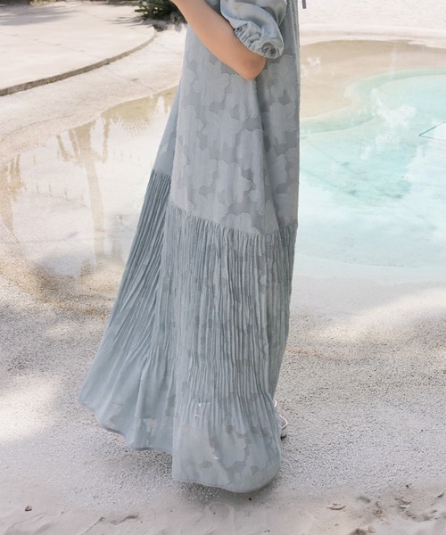 Olu.（オルドット）の「2wayジャガードワンピース（ワンピース・レディース・アイボリー/ブラック/ブルー・FREE）」の8枚目の写真