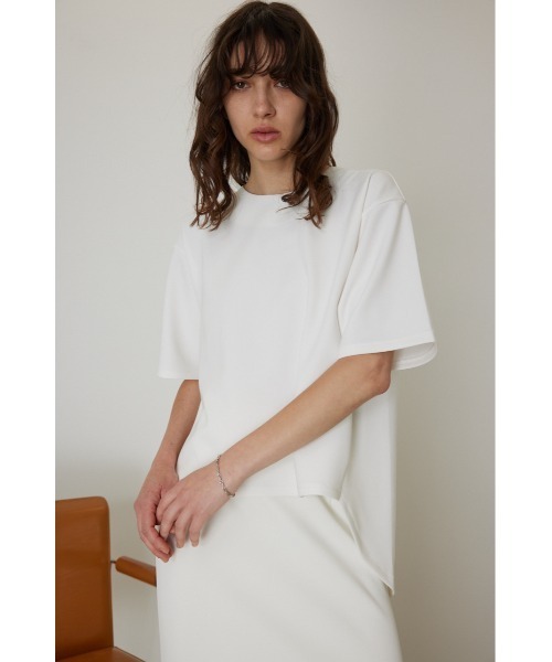 トップス RIM.ARK/Back volume R-neck cut tops RIM.ARK（リムアーク）の「Back volume R-neck cut tops（T
