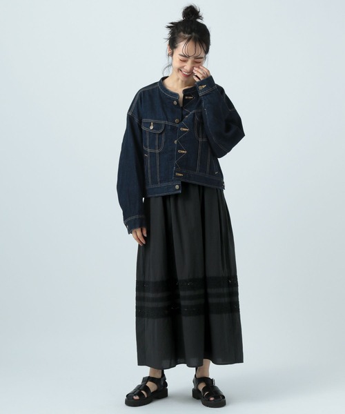 BAYFLOW(ベイフロー)の「ヴィンテージスタイルワンピース(ワンピース・レディース・ブルー/オフホワイト/ブラック・SMALL/MEDIUM)」の11枚目の写真