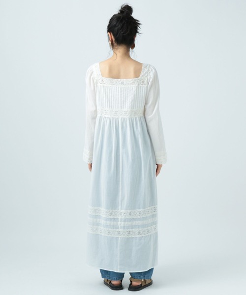 BAYFLOW(ベイフロー)の「ヴィンテージスタイルワンピース(ワンピース・レディース・ブルー/オフホワイト/ブラック・SMALL/MEDIUM)」の16枚目の写真