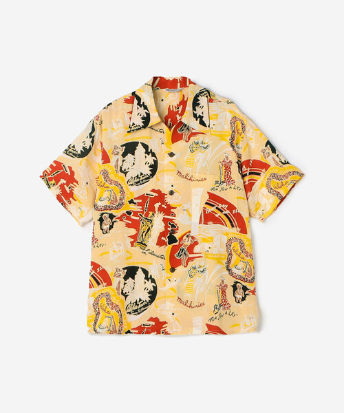 ブラウス シャツ SUN SURF SP | 半袖ハワイアンシャツ KILOHANA ”HAWAIIAN HOSPITALITY” WOMEN レディ SUN SURF（サンサーフ）の「SUN SURF SP | 半袖ハワイアンシャツ