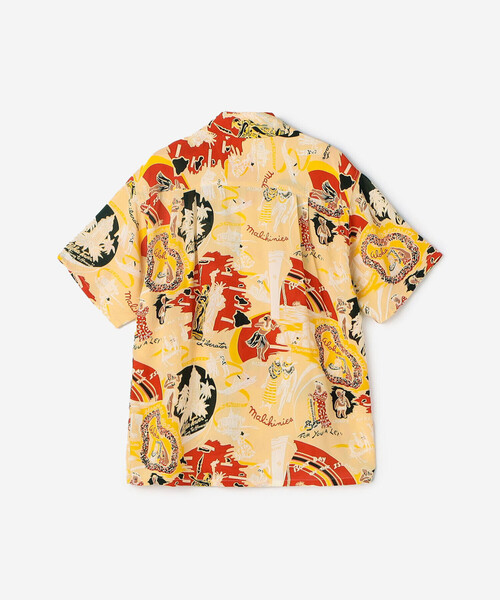 SUN SURF（サンサーフ）の「SUN SURF SP | 半袖ハワイアンシャツ KILOHANA "HAWAIIAN HOSPITALITY" WOMEN（シャツ/ブラウス・レディース・ブルー系その他5/ベージュ系その他・S）」の3枚目の写真