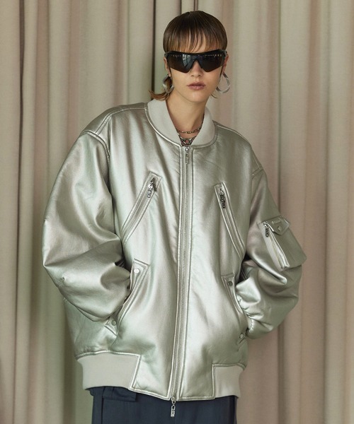 PRANK PROJECT（プランクプロジェクト）の「フェイクレザーMA-1