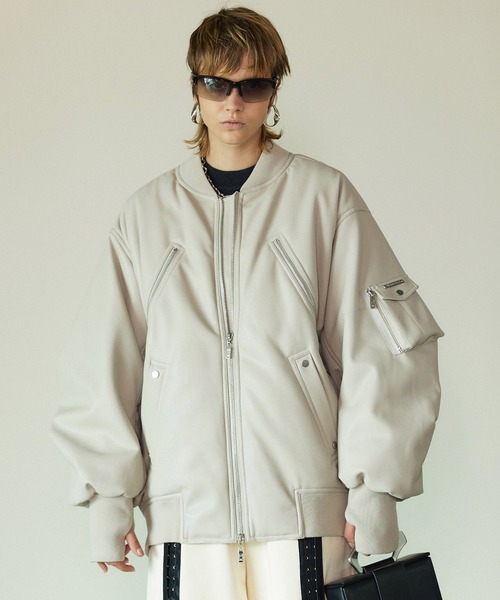 PRANK PROJECT（プランクプロジェクト）の「フェイクレザーMA-1