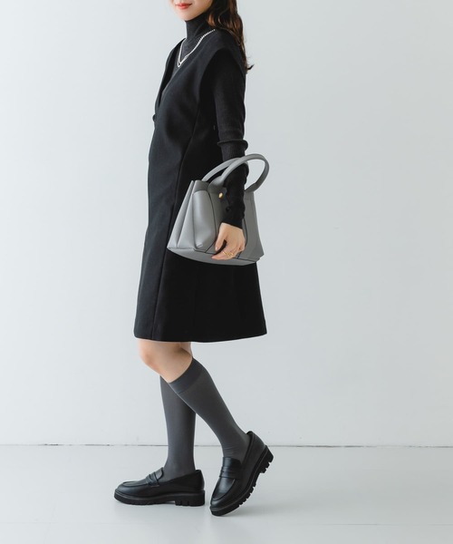 RODE SKO（ロデスコ）の「プチダブルポケットトートバッグ（トートバッグ・レディース・ブラック/ライトグレー/ホワイト系その他/ベージュ系その他/オレンジ系その他/シルバー/ロイヤルブルー/ライトピンク/レッド/グレー・ONE）」の17枚目の写真