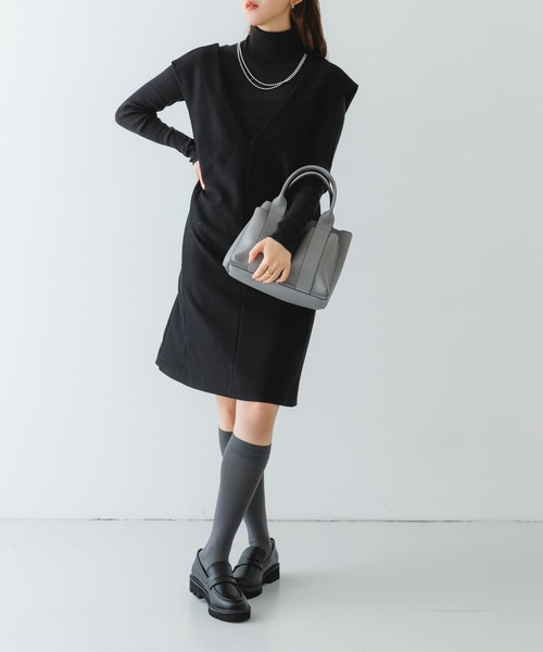 RODE SKO（ロデスコ）の「プチダブルポケットトートバッグ（トートバッグ・レディース・ブラック/ライトグレー/ホワイト系その他/ベージュ系その他/オレンジ系その他/シルバー/ロイヤルブルー/ライトピンク/レッド/グレー・ONE）」の21枚目の写真