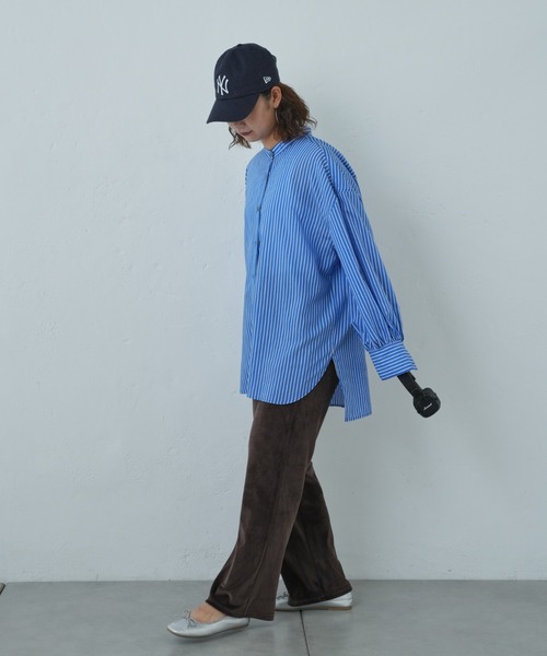 Franklin Climbing(フランクリンクライミング)の「【Retreat】ダウニーベロアフレアパンツ(その他パンツ・レディース・マスタード/ブラウン/スカイブルー・ONE SIZE)」の10枚目の写真