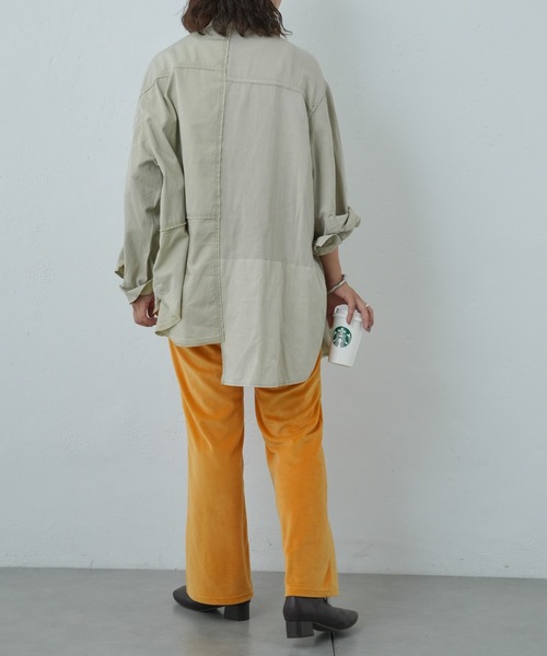 Franklin Climbing(フランクリンクライミング)の「【Retreat】ダウニーベロアフレアパンツ(その他パンツ・レディース・マスタード/ブラウン/スカイブルー・ONE SIZE)」の21枚目の写真