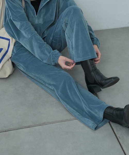 Franklin Climbing(フランクリンクライミング)の「【Retreat】ダウニーベロアフレアパンツ(その他パンツ・レディース・マスタード/ブラウン/スカイブルー・ONE SIZE)」の22枚目の写真