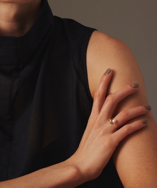 CENE(セネ)の「【CENE】セネ/ポイントパールリング(リング・レディース・ゴールド/シルバー・#7/#9/#13/#11)」の3枚目の写真