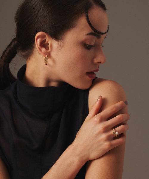 CENE(セネ)の「【CENE】セネ/ポイントパールリング(リング・レディース・ゴールド/シルバー・#7/#9/#13/#11)」の10枚目の写真