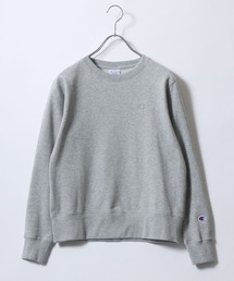 Champion（チャンピオン）の「Champion（チャンピオン）ワンポイントロゴ刺繍 裏毛スウェットトップス/無地トレーナー（スウェット）」