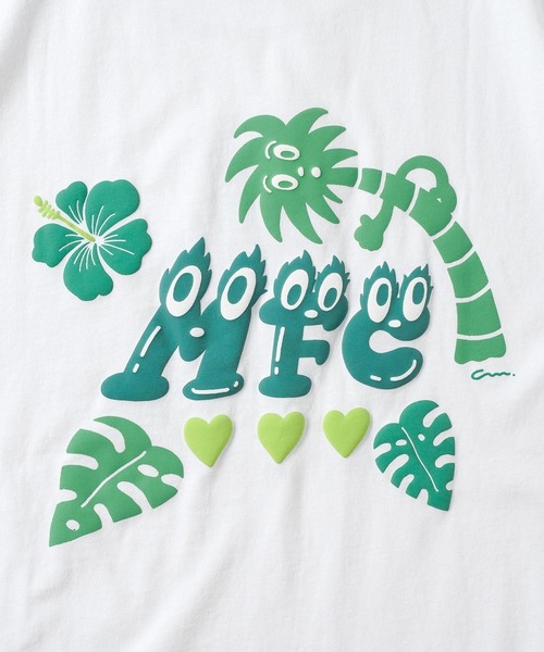 Chocomoo(チョコムー)の「chocomoo x MFC STORE TYPE 2 S/S TEE(Tシャツ/カットソー・メンズ・ブラック/ホワイト・M/XXL/S/XL/L)」の17枚目の写真