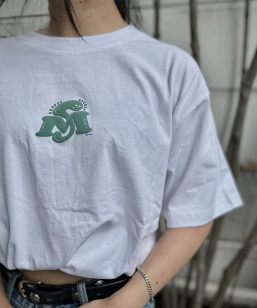 Chocomoo(チョコムー)の「chocomoo x MFC STORE TYPE 2 S/S TEE(Tシャツ/カットソー・メンズ・ブラック/ホワイト・M/XXL/S/XL/L)」の4枚目の写真