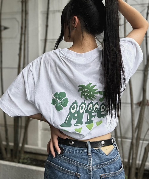 Chocomoo(チョコムー)の「chocomoo x MFC STORE TYPE 2 S/S TEE(Tシャツ/カットソー・メンズ・ブラック/ホワイト・M/XXL/S/XL/L)」の5枚目の写真