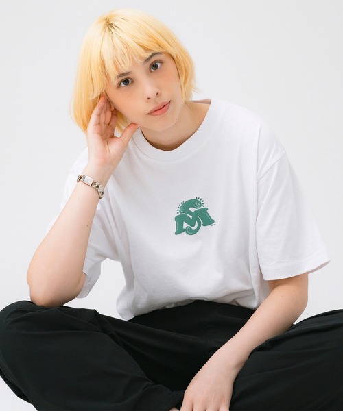 Chocomoo(チョコムー)の「chocomoo x MFC STORE TYPE 2 S/S TEE(Tシャツ/カットソー・メンズ・ブラック/ホワイト・M/XXL/S/XL/L)」の13枚目の写真