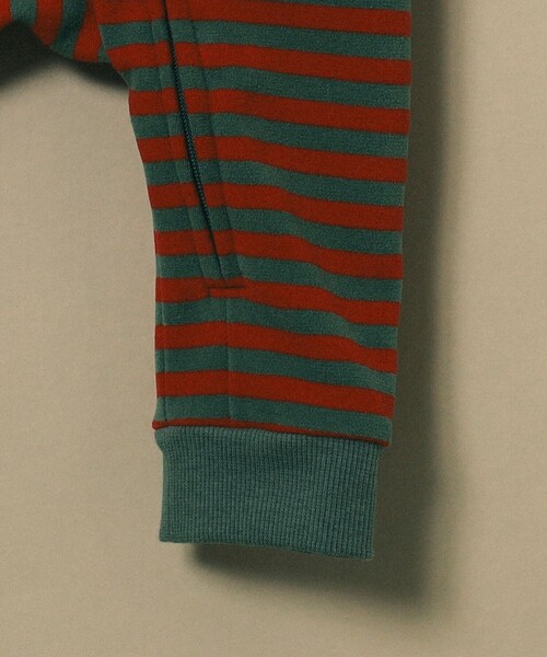 こども ビームス(コドモビームス)の「こども ビームス / ベビー ボーダー ファスナー カバーオール 23(70~80cm)(ロンパース・キッズ・ピンク/オリーブ/オフホワイト・70/80)」の14枚目の写真